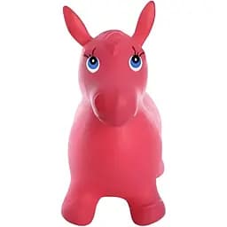 Надувной прыгун-лошадка MS 0737-1 малиновый