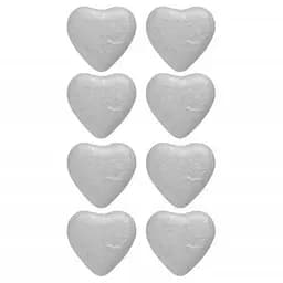 Набор пенопластовых заготовок "Сердца" Santi 743121 в наборе 8 шт 3,5 см