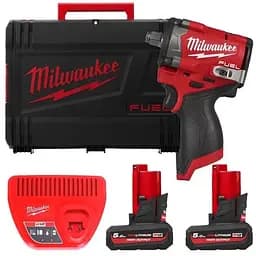 Гайковерт акумуляторний безщітковий 1/2'' MILWAUKEE, M12 FCIWF12G3-502X, 746Нм, з кільцем