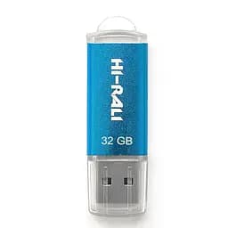 Флеш-накопичувач USB 32GB Hi-Rali Rocket Series Blue (HI-32GBVCBL) - мініатюра 5