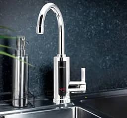 Водонагрівач проточної води Dеlimano rx-011 електричний кран з дисплеєм LCD змішувач з підігрівом води - мініатюра 4