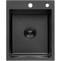 Кухонная мойка Kroner KRP PVD Schwarze - 4050HM (3,0/1,0 мм) (CV035374)