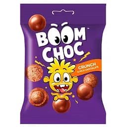 Драже Boom Choc Crunch у молочному шоколаді 80 г