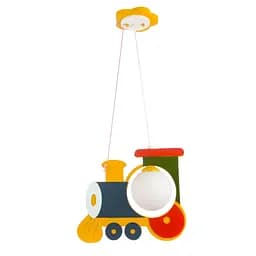 Люстра підвісна Brille дерев'яна для дитячої E27 60W Mix (KL-138S/1)