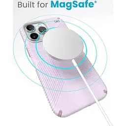 Оригінальний протиударний чохол Speck Presidio2 Grip MagSafe для Iphone 15 Pro Max (6.7") Soft Lilac 150575-3207 - мініатюра 2