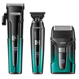 Машинка для стрижки, триммер та електробритва шейвер VGR V-694 акумуляторна 3 в 1 (44957-V-694_1940)