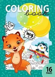 Книга Розфарбовка, 80 г, 210x297 мм, 16 аркушів, А4, скоба, диз. 22197