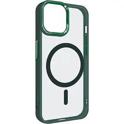 Чехол ArmorStandart Unit MagSafe для Apple iPhone 13 Pro Max Dark Green (ARM66944) [84157]