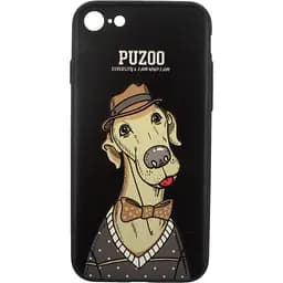 Чохол-накладка PUZOO Artdog Phone iPhone 7/8/SE 2020 Black Bean