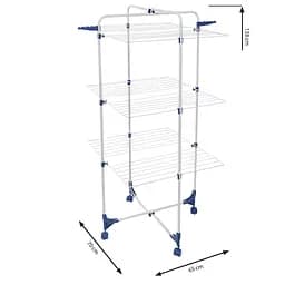 Сушарка для білизни підлогова Casa Si Athletic 3 White (CS92185E04) - мініатюра 2