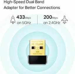 Wi-Fi USB адаптер TP-Link Archer T2U NANO AC600 - мініатюра 3