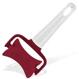 Ролик кулинарный нож для нарезки теста кругами для вареников, пельменей, печенья Бордовый 83609