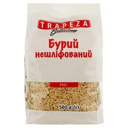 Рис Trapeza длиннозернистый нешлифованный, 500 г (619871)