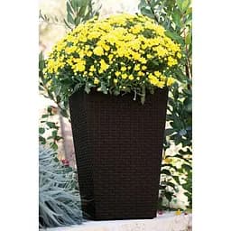 Горщик для квітів Keter Medium Rattan Planter коричневий 55.4 л (17192301) - мініатюра 4