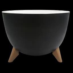 Горщик для квітів Serinova Ufo, 10 л, чорний (ALY603)