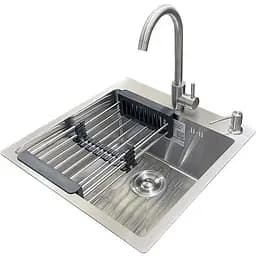 Комплект мийка + змішувач Romzha Arta U-450S (A)