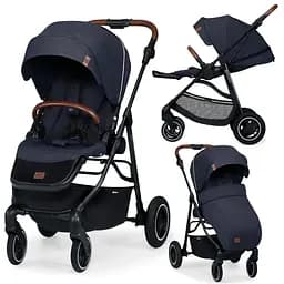 Прогулянкова коляска Kinderkraft All Road Imperial Blue темно-синій KKWALRONAV0000 (00-00303642) - мініатюра 2