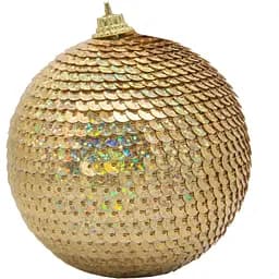 Ялинкова куля D 8.5 см пінопласт пластик в асортименті (661497-2)