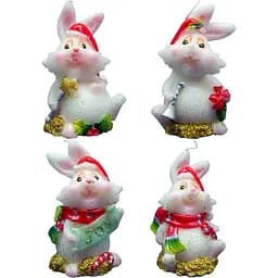 Декоративная новогодняя свеча Devilon Кролик 7.6 см 1 шт. в ассортименте (440177-4)