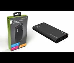 Зовнішній акумулятор Powerbank Tracer 10000 mAh PD20W+QC3.0 алюмінієвий корпус (Чорний) - мініатюра 5