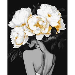 Картина по номерам "Таємниці розквіту" Ideyka KHO8510 40 x 50, с красками металик