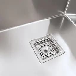 Кухонна мийка Platinum Handmade НSB з нержавіючої сталі 3 мм прямокутна 50x45x23 см (000037016) - мініатюра 4