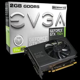 Відеокарта GeForce GTX 750 Ti 2GB Evga (02G-P4-3751-KR) Б/В - мініатюра 1