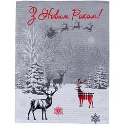 Рушник вафельний Прованс З Новим роком 60х46 см (38628)