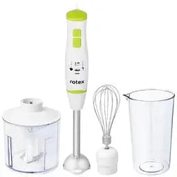 Блендер Rotex RTB 465-W миксер измельчитель погружной 450 Вт белый