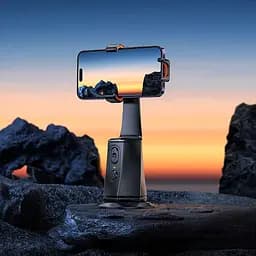 Смарт-штатив HOCO K26 Smart camera gimbal Black (6942007652605) - мініатюра 10