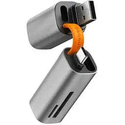 Перехідник кабель 2 в 1 Baseus Mini-Cabin card reader USB Type-C micro-SD