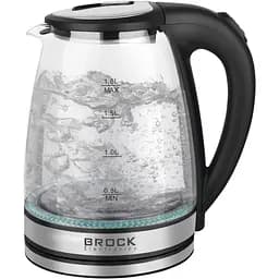 Електрочайник Brock WK 2406 1500Вт 1.8л скло захист від перегріву автовимкнення