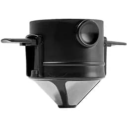 Пуровер для ручного заварювання кави Semi Coffee Maker багаторазова Black