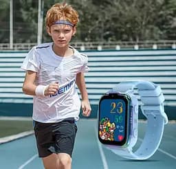 Смарт годинник телефон для дітей H40 з GPS геолокацією, 4G SIM картою, прослуховуванням, іграми та українською мовою До 4 днів роботи Чорний - мініатюра 14