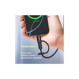 Перехідник USB-C F to Lightning M black ColorWay (CW-AD-LC) - мініатюра 12