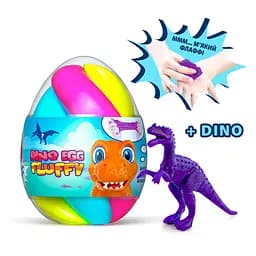 Флаффі-лізун у яйці DINO EGG з динозавриком 140мл 80091 - мініатюра 2