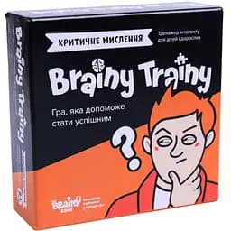 Настольная игра Brainy Trainy Brainy Trainy Критическое мышление (укр.) (УКР063)