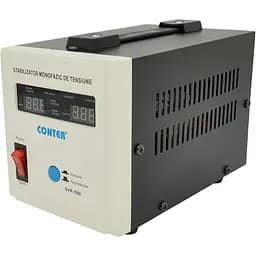 Стабілізатор напруги релейний Conter SVR-500VA/375W Q8 однофазний LED DC150-270V AC230±8% 2 x Shuko