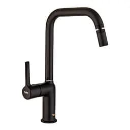 Змішувач для кухні Haiba Markus 017 Black HB3973 Чорний матовий