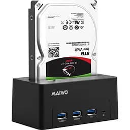 Зовнішня кишеня Maiwo для HDD 2,5"/3,5" SATA через USB3.0 (K308H) - мініатюра 3