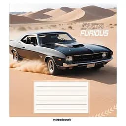 Зошит загальний "В пустелі" Leader 060-590423K-3 в клітинку, 60 аркушів