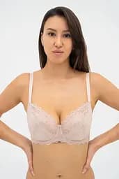 Бюстгальтер напівпоролон ORNELLA 014 359 03 Effetto Lingerie срібний-півонія 80C