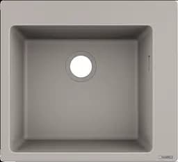 Кухонна мийка Hansgrohe S510-F450 560x510 Concretegrey 43312380, Sand