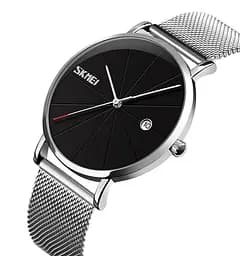 Оригинальные мужские часы Skmei 9183 Tiger Silver black