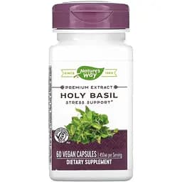 Натуральна добавка Nature's Way Holy Basil, 60 вегакапсул