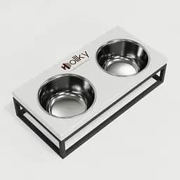 Hollky Base S — миски на підставці для маленьких собак та котів (2 × 0,45 л) - мініатюра 8