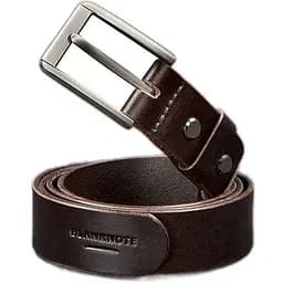 Мужской кожаный узкий ремень BlankNote 30 мм Коричневый