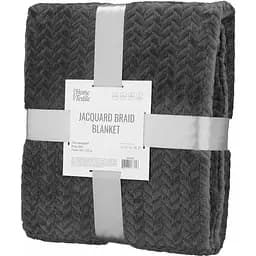 Плед Ardesto Jacquard Braid 220х200 см сірий (ART0204JB)