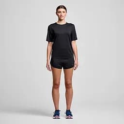 Футболка Saucony W Stopwatch Short Sleeve Black L (1097-SAW800484-BK L) - мініатюра 3