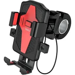 Вело-мото держатель Hoco CA73 черный красный